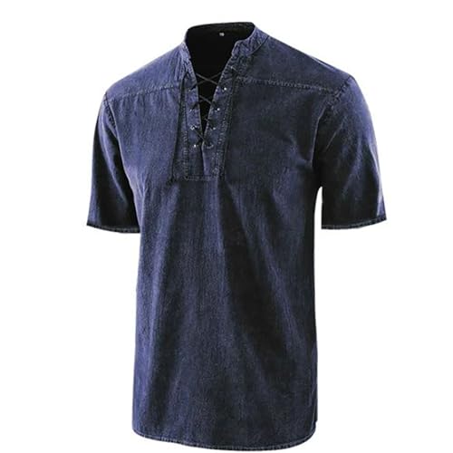 UHouse T-Shirts für Herren Angebote Baumwolle Henley Shirt Sommer Tshirt Basic Tshirt mit Knopfleiste T-Shirt Casual Shirt Stretch T-Shirt Button-Down T Shirt Große Größen Sale Marine XXL UHouse T-Shirts für Herren Angebote Baumwolle Henley Shirt Sommer Tshirt Basic Tshirt mit Knopfleiste T-Shirt Casual Shirt Stretch T-Shirt Button-Down T Shirt Große Größen Sale Marine XXL von UHouse