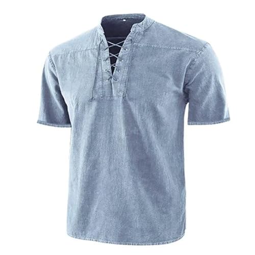 UHouse T-Shirts für Herren Baumwolle Henley Shirt Sommer Tshirt Basic Tshirt mit Knopfleiste T-Shirt Casual Shirt Stretch T-Shirt Button-Down T Shirt Große Größen Deals of The Day Hellblau 3XL UHouse T-Shirts für Herren Baumwolle Henley Shirt Sommer Tshirt Basic Tshirt mit Knopfleiste T-Shirt Casual Shirt Stretch T-Shirt Button-Down T Shirt Große Größen Deals of The Day Hellblau 3XL von UHouse