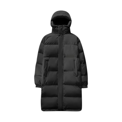 UHouse Wintermantel Herren Lang Steppmantel Warm Daunenmantel Lässig Herrenmantel Wintermantel Herren Lang Steppmantel Slim Fit Daunenjacken Modische Daunenjacke Blitzangebote Dunkelgrau 3XL von UHouse