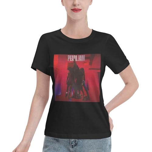 Damen Jam Music Rock Band Pearl Baumwolle T-Shirt Bedruckte Kurze Ärmel Mit Rundhalsausschnitt Weich Und Hautfreundlich Tragen Sie Es Zu Einer Sommerlichen Romantik Schwarz L Damen Jam Music Rock Band Pearl Baumwolle T-Shirt Bedruckte Kurze Ärmel Mit Rundhalsausschnitt Weich Und Hautfreundlich Tragen Sie Es Zu Einer Sommerlichen Romantik Schwarz L von UIEWINJKC