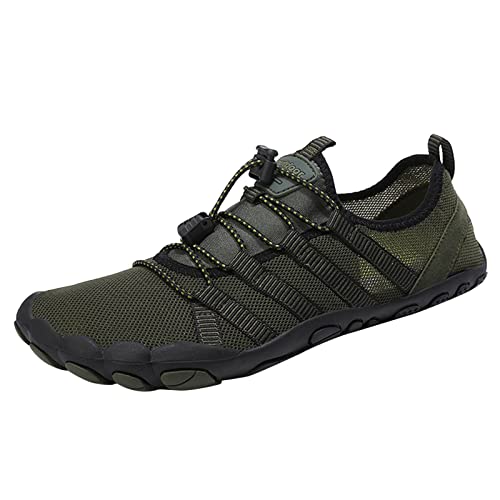 Herren-Sneaker, modisch, bequem, Fitnessschuhe, Outdoor-Sportschuhe, Watschuhe, Strandschuhe, flach, atmungsaktiv, schnell trocknend, Sneaker-Einlegesohlen, Herren-Geruch, AG, 8.5 UK 3X-Narrow von UIFLQXX