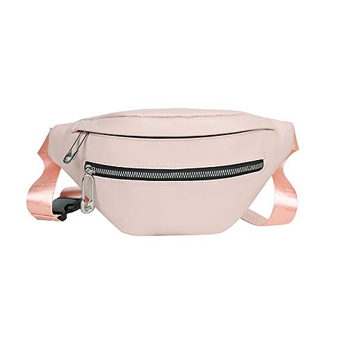 Taille Freizeit Tasche Messenger Chest Kapazität Große Outdoor Tasche Damen Messenger Bags Reisetasche Set Männer, rose, 30X2X15 von UIFLQXX