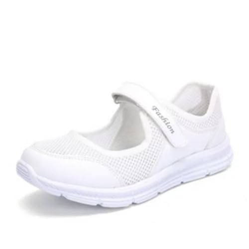 UIFLQXX Damenschuhe, modische Damenschuhe, Sommersandalen, rutschfest, Fitness, Laufen, Sportschuhe, weiß, 38 EU von UIFLQXX