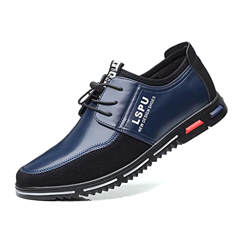 UIKGITP Casual Business Herrenschuhe Freizeitschuhe Atmungsaktive Komfort Schuhe Schnürsenkel Gehen Mode Fahren Luxus Leder Herrenschuhe Sportschuhe Arbeit Büro Outdoor Kleid von UIKGITP