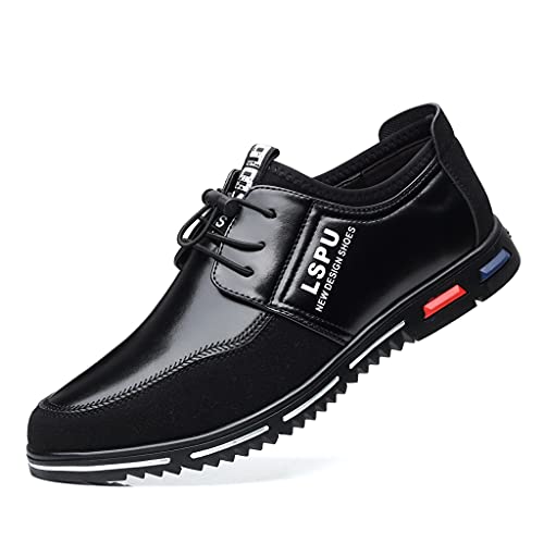 UIKGITP Casual Business Herrenschuhe Freizeitschuhe Atmungsaktive Komfort Schuhe Schnürsenkel Gehen Mode Fahren Luxus Leder Herrenschuhe Sportschuhe Arbeit Büro Outdoor Kleid von UIKGITP