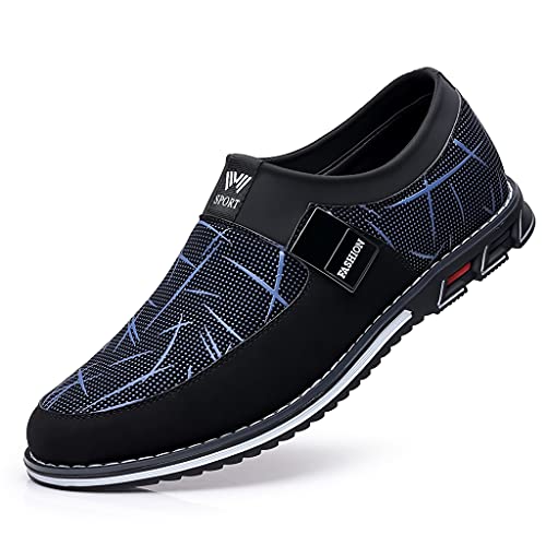 UIKGITP Herren Casual Fashion Loafer Schuhe Komfort Wanderschuhe Fahrschuhe Luxus Lederschuhe für Herren Business Work Office Dress Outdoor Sneakers von UIKGITP