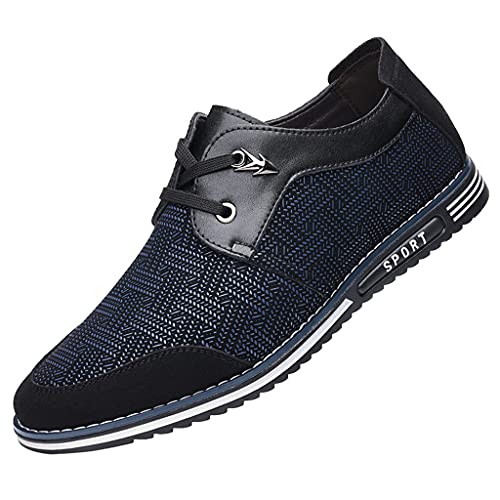 UIKGITP Herrenmode Lässige Loafer Bequeme Wanderschuhe Luxus Fahrkleid Schuhe Für Herren Business Arbeit Büro Outdoor (Blau, Numeric_39) von UIKGITP