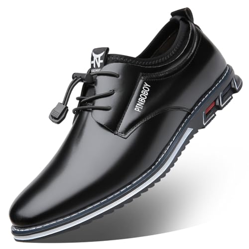 UIKGITP Klassische Sportschuhe Herren Anzug Oxford Derby Schnürsenkel Hochzeit Arbeit Party Kleidung Loafers von UIKGITP