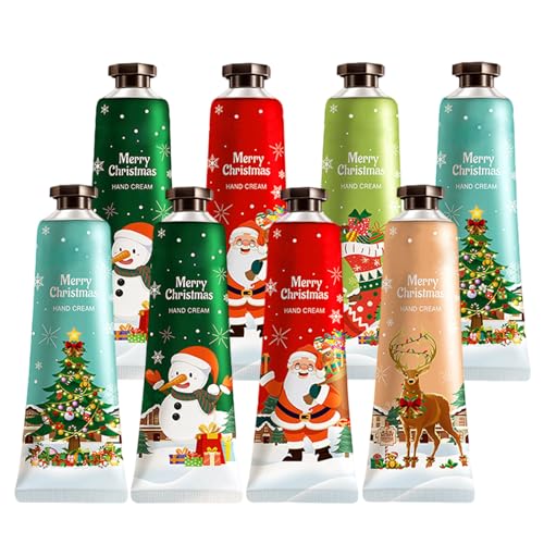 Handcreme Weihnachten Set, Mini Handcreme Geschenkset,Geschenkset Weihnachten für Frauen Männer Geschenk von UIKTSSL