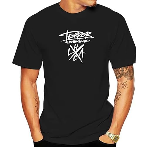 Authentic Terror Band Hard Lessons Logo T-Shirt S-3xl Print T Shirts Black XL von UINLKSEwezs