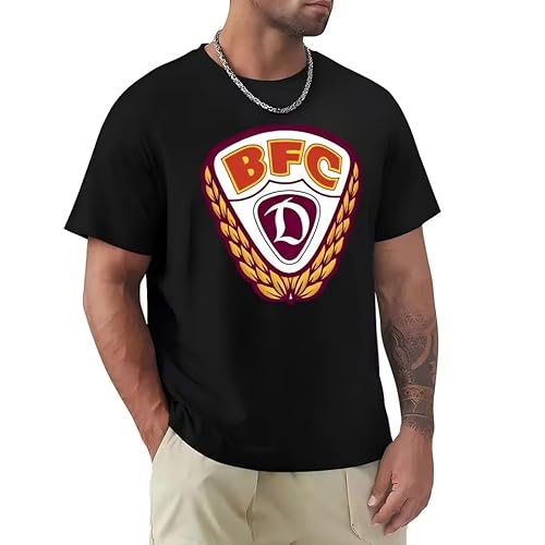 Bfc Dynamo Berlin Design f85 T-Shirt Sports Fans Summer top Blanks Korean Fashion Men Workout Shirt Black 3XL von UINLKSEwezs