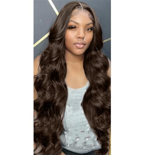 13X4 13X6 HD Spitze Front Menschliches Haar Perücken Körper Welle Spitze Frontal Perücke Für Frauen 200 density 16Inch#13x4 Lace Wig von UIOKLMJH