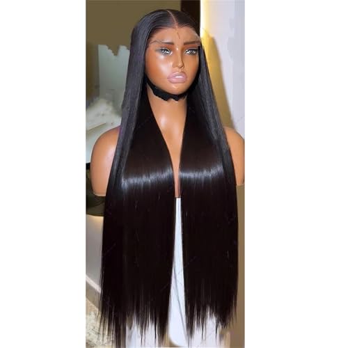 13X6 HD Spitze Front Menschliches Haar Perücken Gerade 13X4 Spitze Frontal 5X5 Kleberlosen Verschluss Perücke Für Frauen 200 22Inch#13x4 lace wig von UIOKLMJH