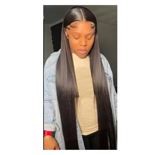 5X5 Glueless Perücke Echthaar Spitze Glueless Perücken Gerade Spitze Vorne Echthaar Perücke Für Frauen 250 8Inch#Lace Wig von UIOKLMJH