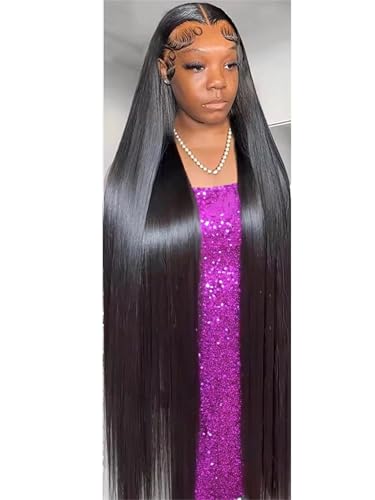 9X6 Glueless Perücke Echthaar Vorgeschnittene Spitze Glueless Perücken Gerade 13X4 Lace Front Echthaarperücke Für Frauen 180% 22Inch#13x4 Hd Glueless Wig von UIOKLMJH