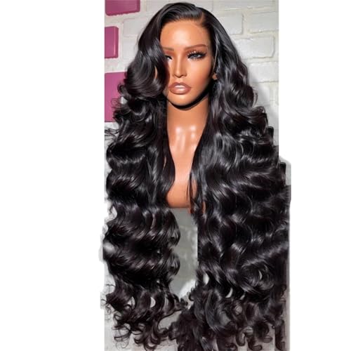 Frauen Körper Welle 13X6 13X4 HD Transparent Spitze Front Perücken Wasser Welle Menschliches Haar 5X5 Verschluss Perücke 250 30Inch#5X5 Glueless Wig von UIOKLMJH