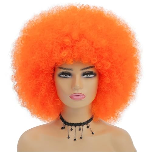 Kurze Lockige Perücken Mit Pony Für Frauen Synthetisch Leimlos Cosplay Natürlich 24C 10inches#1 PC von UIOKLMJH