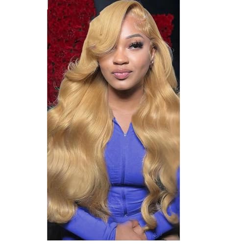 Lace Front Perücke Gewellt Ohne Kleber Vorgezupft 180% Dichte Synthetische 13 X 4 Lace Front Perücken Für Frauen Body Wave 13x4x1 Lace Wigs#20inches von UIOKLMJH