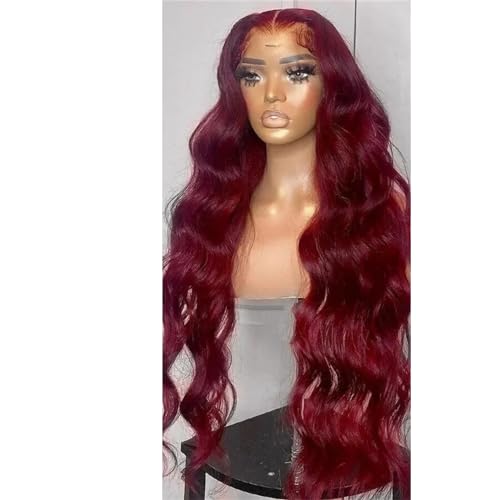 Spitze Frontal Körperwelle Echthaar HD Perücke Für Frauen Leimlose Spitzen Front Perücken 13x4 Lace Wig 10inches#180 Density von UIOKLMJH