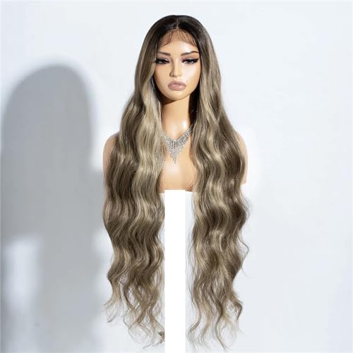 Synthetische Lace Front Perücken Für Frauen 91,4 Cm Lang Gewellt Spitze Perücke Cosplay Perücken Hitzebeständig NTSN4 UN9 12R 36inches Synthetische Lace Front Perücken Für Frauen 91,4 Cm Lang Gewellt Spitze Perücke Cosplay Perücken Hitzebeständig NTSN4 UN9 12R 36inches von UIOKLMJH