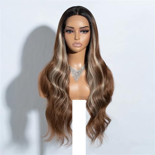 Synthetische Lace Front Perücken Für Frauen Langer Körper Gewellt Lange T Teil Spitze Perücke Cosplay 76,2 Cm TTHL4 30F 613F 30Inches Synthetische Lace Front Perücken Für Frauen Langer Körper Gewellt Lange T Teil Spitze Perücke Cosplay 76,2 Cm TTHL4 30F 613F 30Inches von UIOKLMJH