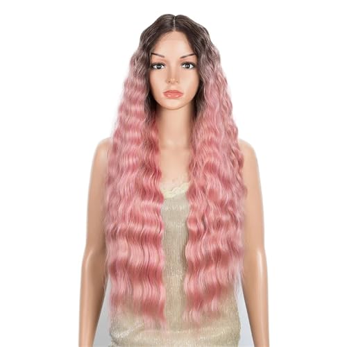 Synthetische Spitze T Teil Perücke Tiefe Welle Lockige Spitze Perücke 30 Zoll Lange Haare Cosplay Perücken Für Frauen TTPN6 REPK PKGD 30inch Synthetische Spitze T Teil Perücke Tiefe Welle Lockige Spitze Perücke 30 Zoll Lange Haare Cosplay Perücken Für Frauen TTPN6 REPK PKGD 30inch von UIOKLMJH