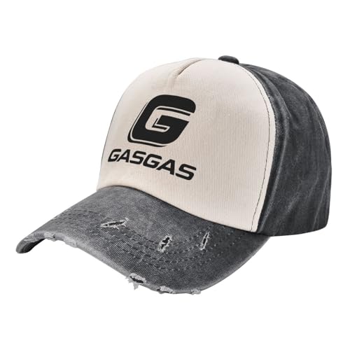 Best of Gasgas Schwarze Baseballkappe Casual Distressed Washed Snapback Cap Männer Frauen Outdoor Running Golf Caps Hut von UIOPPIOS
