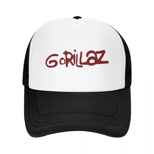 Gorillaz Cap Mode Casual Mesh Baseball Caps Verstellbarer Hut Hip Hop Sommer Unisex Baseball Hüte Polychromatisch von UIOPPIOS