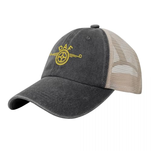 LKW DAF Gelb Muster Baseballkappe Baumwolle Snapback Hut Hip Hop Kappen Knochen Casquette von UIOPPIOS