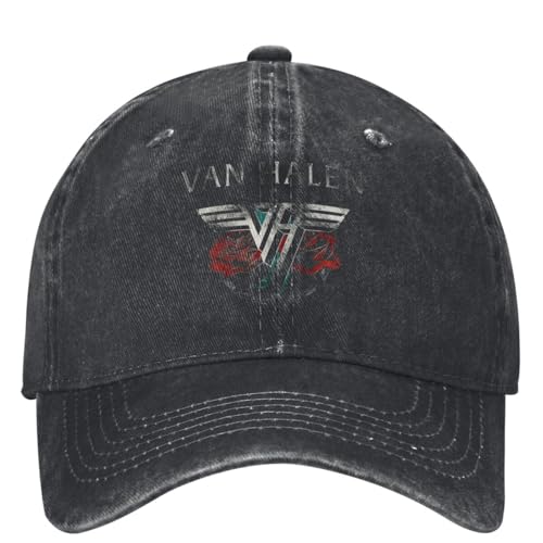 Metall Van Halen Rock Band Baseballmützen für Unisex Vintage Distressed Washed Hüte Kopfbedeckung Verstellbar Metall Van Halen Rock Band Baseballmützen für Unisex Vintage Distressed Washed Hüte Kopfbedeckung Verstellbar von UIOPPIOS