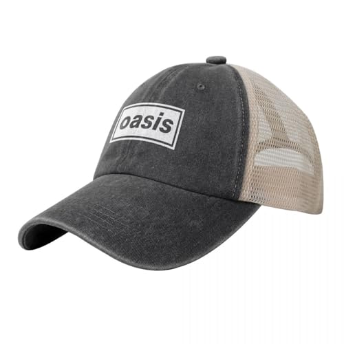 Oasis Baseballkappe Baumwolle Snapback Hut Hip Hop Caps Knochen Casquette von UIOPPIOS