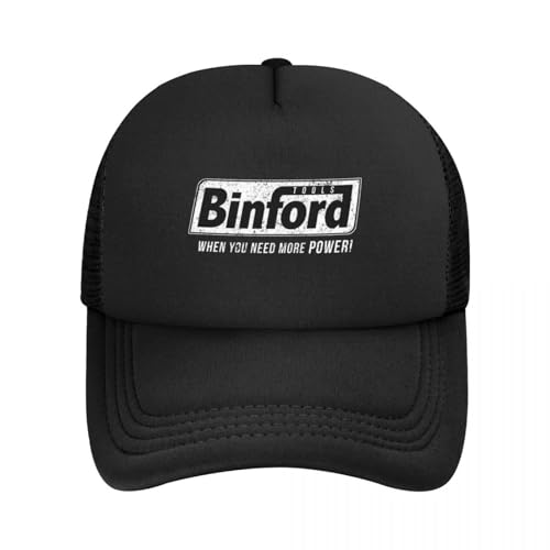UIOPPIOS Binford Tools Mesh Baseballmützen Snapback Mode Baseballmützen Atmungsaktiv Casual Casquette Outdoor Unisex von UIOPPIOS