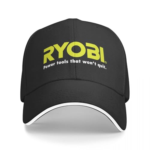 UIOPPIOS Power Tools RYOBI Logo Baseballkappe Golfhut Bergsteigermützen für Männer Frauen UIOPPIOS Power Tools RYOBI Logo Baseballkappe Golfhut Bergsteigermützen für Männer Frauen von UIOPPIOS