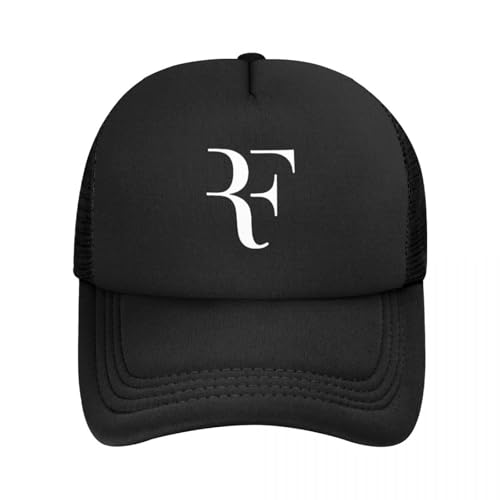 UIOPPIOS Roger Federer Mesh Baseball Caps Snapback Mode Baseball Hüte Atmungsaktiv Casual Casquette Outdoor Unisex von UIOPPIOS