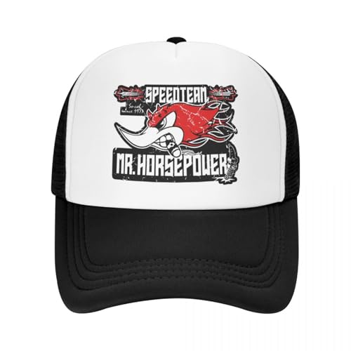 UIOPPIOS Speed Team So-Cal Since 1977 Trucker Cap Unisex Outdoor Mr.Horsepower Hüte Verstellbare Polyester Mesh Baseballkappe Waschbar UIOPPIOS Speed Team So-Cal Since 1977 Trucker Cap Unisex Outdoor Mr.Horsepower Hüte Verstellbare Polyester Mesh Baseballkappe Waschbar von UIOPPIOS