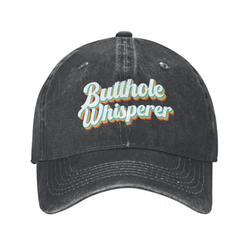 UIOPPIOS Vintage Butthole Whisperer Baseballkappe für Männer Frauen Distressed Washed Dad Hut Lustiges Logo Outdoor Running Golf Hüte Kappe UIOPPIOS Vintage Butthole Whisperer Baseballkappe für Männer Frauen Distressed Washed Dad Hut Lustiges Logo Outdoor Running Golf Hüte Kappe von UIOPPIOS