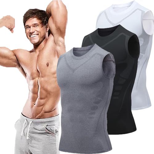 Vitalvest, Vital Vest, Duneva Abnehmweste, Vitalvest Abnehmweste, Vital Weste, Duneva Abneh Mweste, Vitalvest Shapewear Herren, Duneva Abnehmen Weste (3-b,XXL) von UIRPK