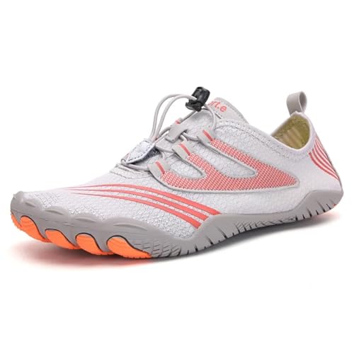 Barfussschuhe Herren Strandschuhe for Männer Und Frauen, Drifting Upstream-Schuhe, Outdoor-Radsport, Watschuhe, Barfußschuhe(A088grey,44) von UJEDFHV