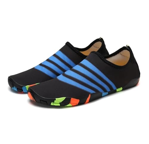 Barfussschuhe Herren Unisex Outdoor Watschuhe Paar Tauchmasken Weiche Sohle Yoga Laufschuhe Gummi Oberwasser for Männer Frauen(Black,37) von UJEDFHV