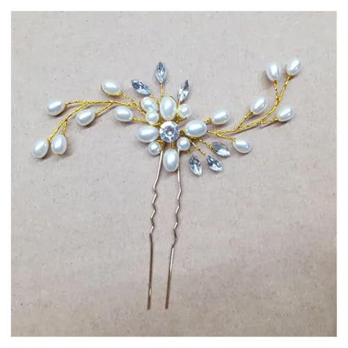 Blumenkranz Haare Kinder Perlenkronen Mädchen Braut Hochzeit Stirnband Blumen for Erwachsene Haarschmuck(Color-24) von UJEDFHV