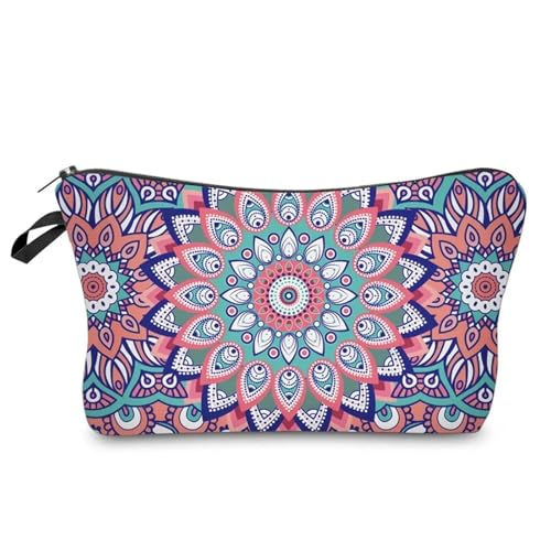 Kulturtasche Damen Bedruckte Kosmetiktasche; leichte Clutch-Geldbörse; tragbare Make-up-Tasche mit Reißverschluss(51012) von UJEDFHV