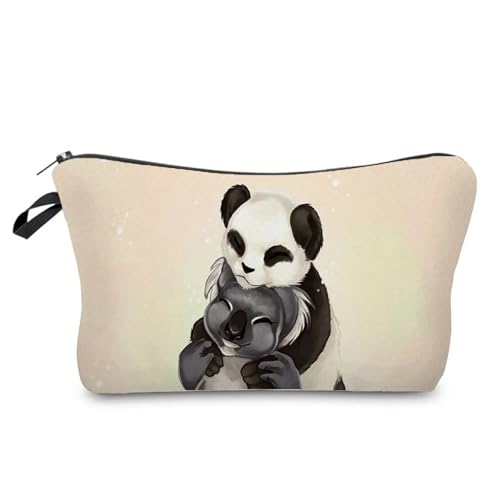 Kulturtasche Damen Case Outdoor Damen Make-up-Tasche Print Kosmetik Aufbewahrungstasche Schullehrer Geschenk Tragbar Niedliches Tier(Hz6767 Koala Bag) von UJEDFHV