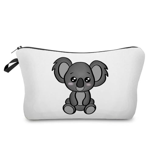 Kulturtasche Damen Case Outdoor Damen Make-up-Tasche Print Kosmetik Aufbewahrungstasche Schullehrer Geschenk Tragbar Niedliches Tier(Hz6803 Koala Bag) von UJEDFHV
