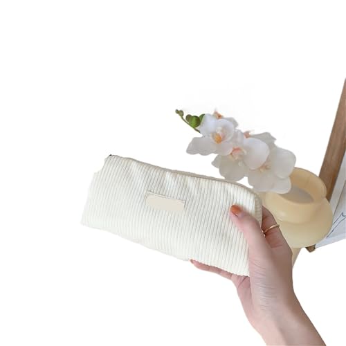 Kulturtasche Damen Federmäppchen Reise Kosmetik Lippenstift Schreibwaren Aufbewahrungstasche Frauen Make-up Handtaschen Organizer Beutel Federmäppchen Taschen(Beige) von UJEDFHV