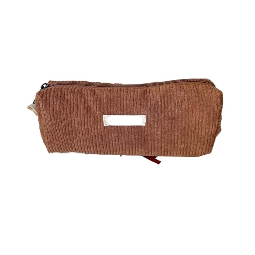 Kulturtasche Damen Federmäppchen Reise Kosmetik Lippenstift Schreibwaren Aufbewahrungstasche Frauen Make-up Handtaschen Organizer Beutel Federmäppchen Taschen(Brown) von UJEDFHV