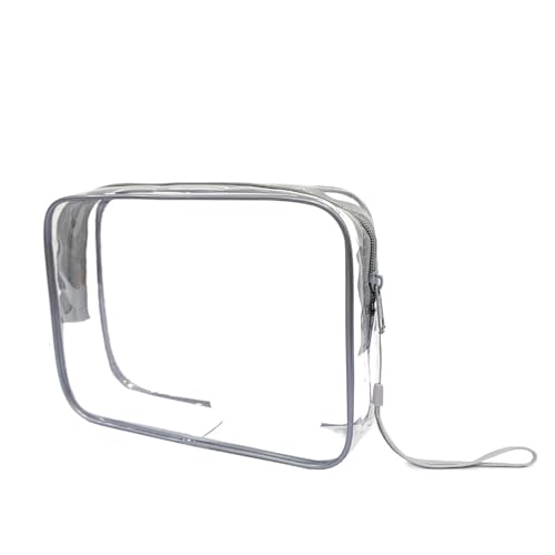 Kulturtasche Damen Make-up-Tasche Organizer Box Männer Frauen Reise Klare Kosmetiktasche wasserdichte Kulturbeutel Waschen Make-Up Taschen(1Pcs Gray) von UJEDFHV