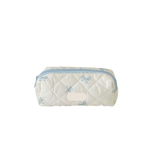 Kulturtasche Damen Reise-Make-up-Tasche, Kulturbeutel, Gesteppte Make-up-Organizer-Aufbewahrungstasche(S Blue) von UJEDFHV