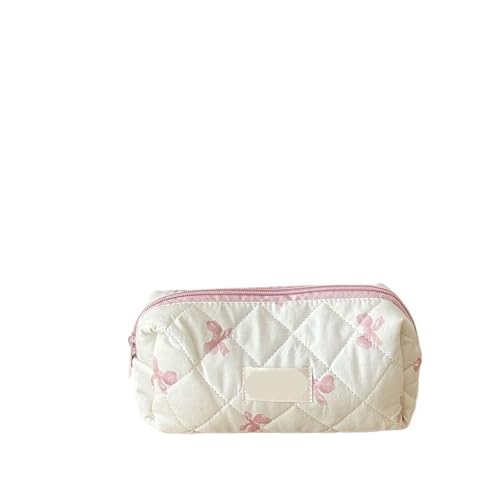 Kulturtasche Damen Reise-Make-up-Tasche, Kulturbeutel, Gesteppte Make-up-Organizer-Aufbewahrungstasche(S Pink) von UJEDFHV