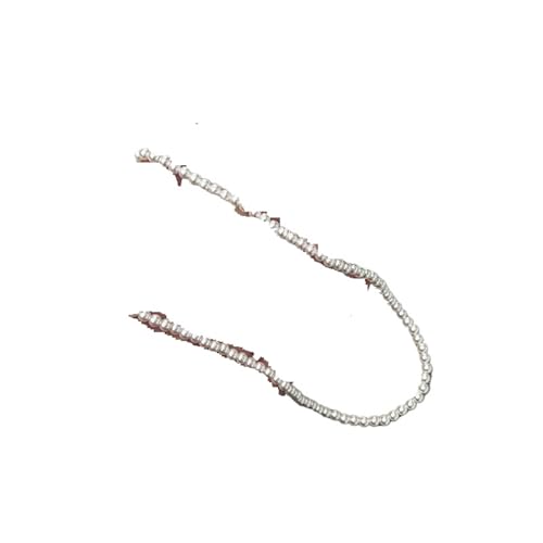 UJEDFHV Pearl Necklace Vintage Weiß Imitation Perle Kette Choker Halskette for Frauen Temperament Perlen Halskette Hochzeit(4MM) von UJEDFHV