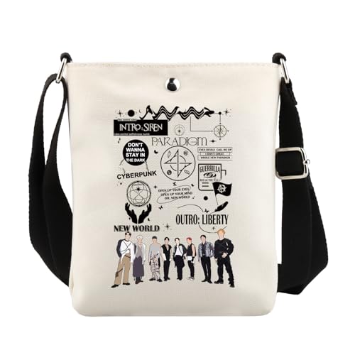UJIMS K-POP Boy Group Geschenk Ateezz Charakter Fans Crossbody Bag Sänger Album inspiriertes Geschenk Musikliebhaber Merchandise, K-popateezzbag UJIMS K-POP Boy Group Geschenk Ateezz Charakter Fans Crossbody Bag Sänger Album inspiriertes Geschenk Musikliebhaber Merchandise, K-popateezzbag von UJIMS